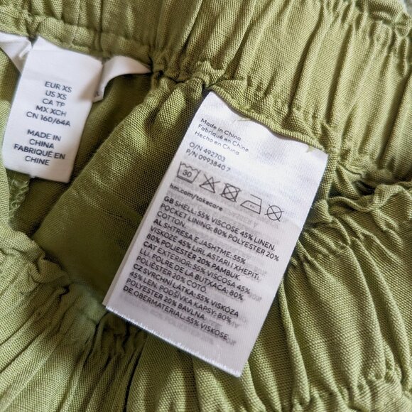 HM Linen Blend Shorts - Picture 3 of 3